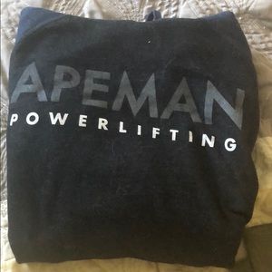 Apeman powerlifting hoodie